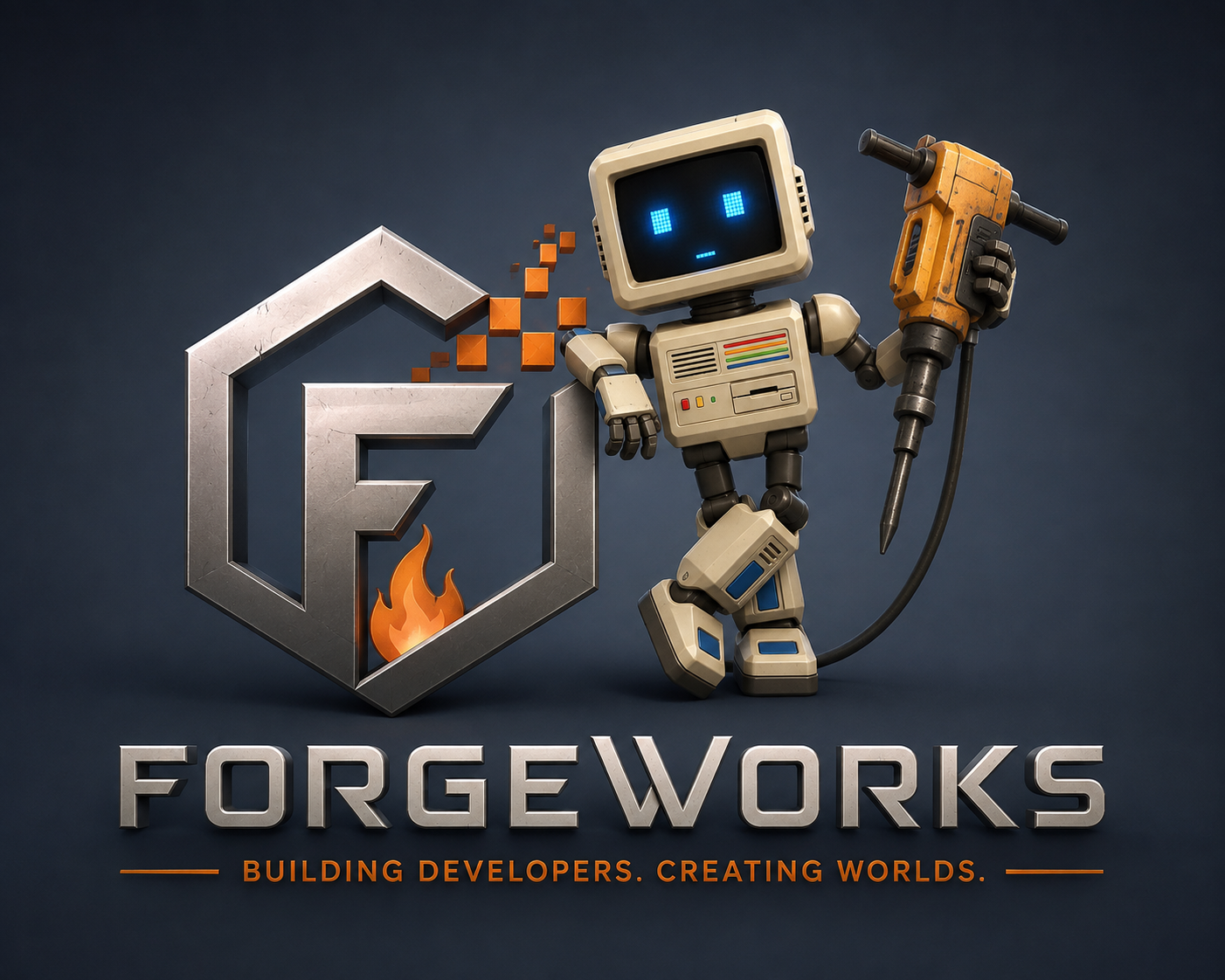 ForgeWorks logo lockup